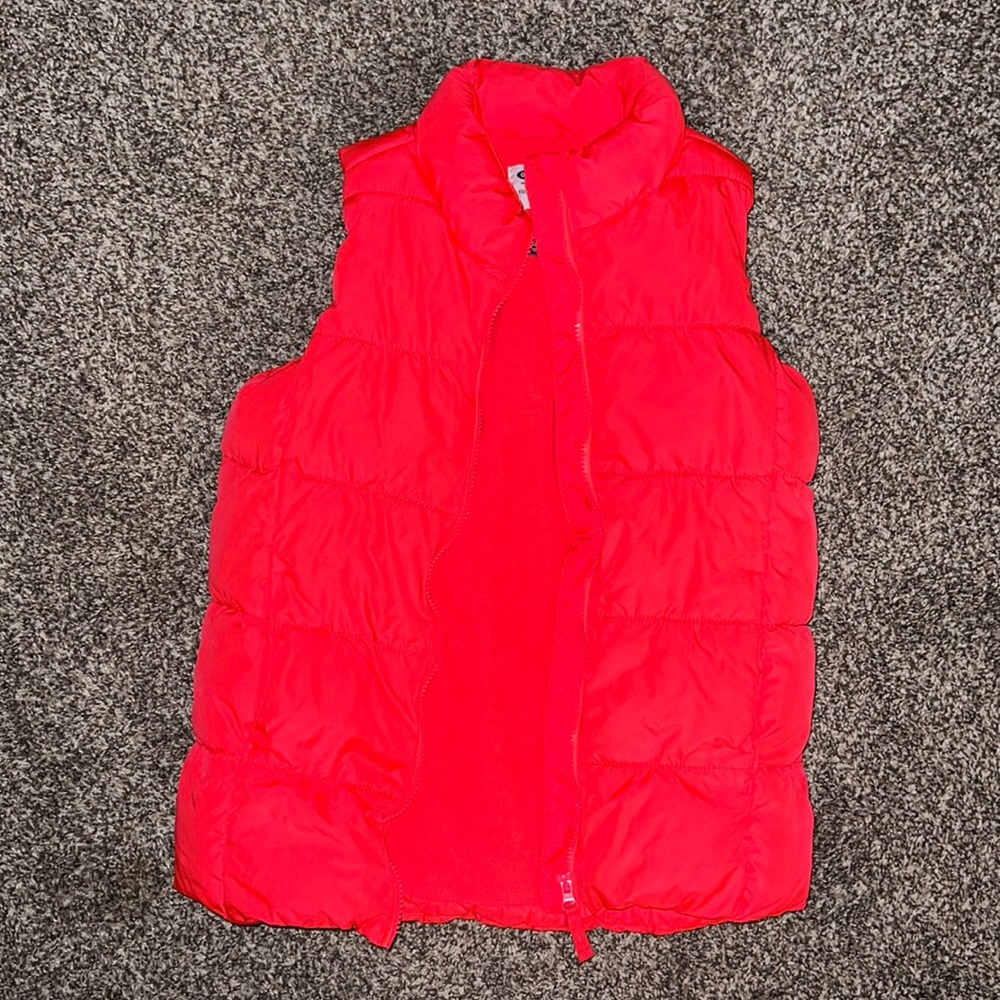 Old Navy, Size XL (Petite) fits like an Adult Small, Hot Pink Zipper Vest
